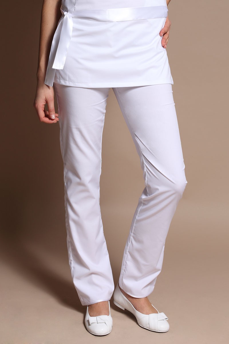 Pantaloni Lotus bianco
