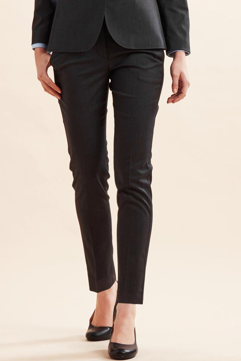 Pantaloni Ophelia grigio pinpoint